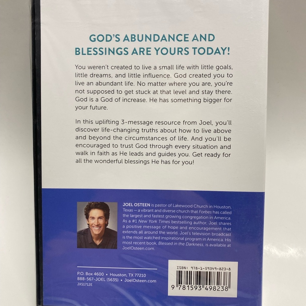 * Living Above & Beyond by Joel Osteen positive message of hope Christian DVD - Picture 2 of 4
